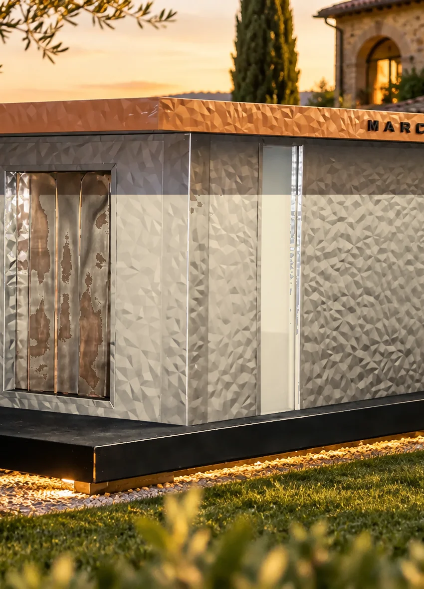 Residenza Marciaro, interpretazione cromatica avorio
